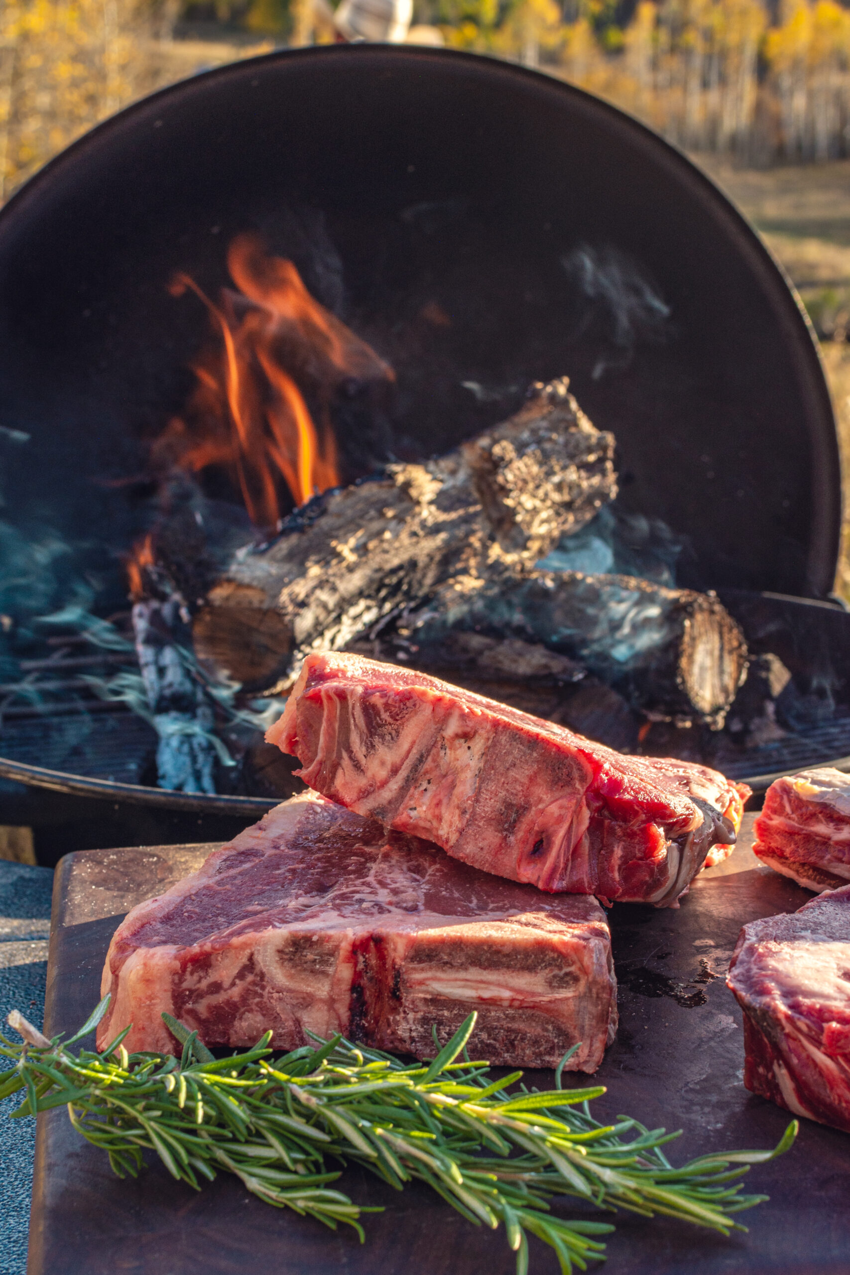 American Wagyu beef steaks are one of the offerings of The Home Ranch.