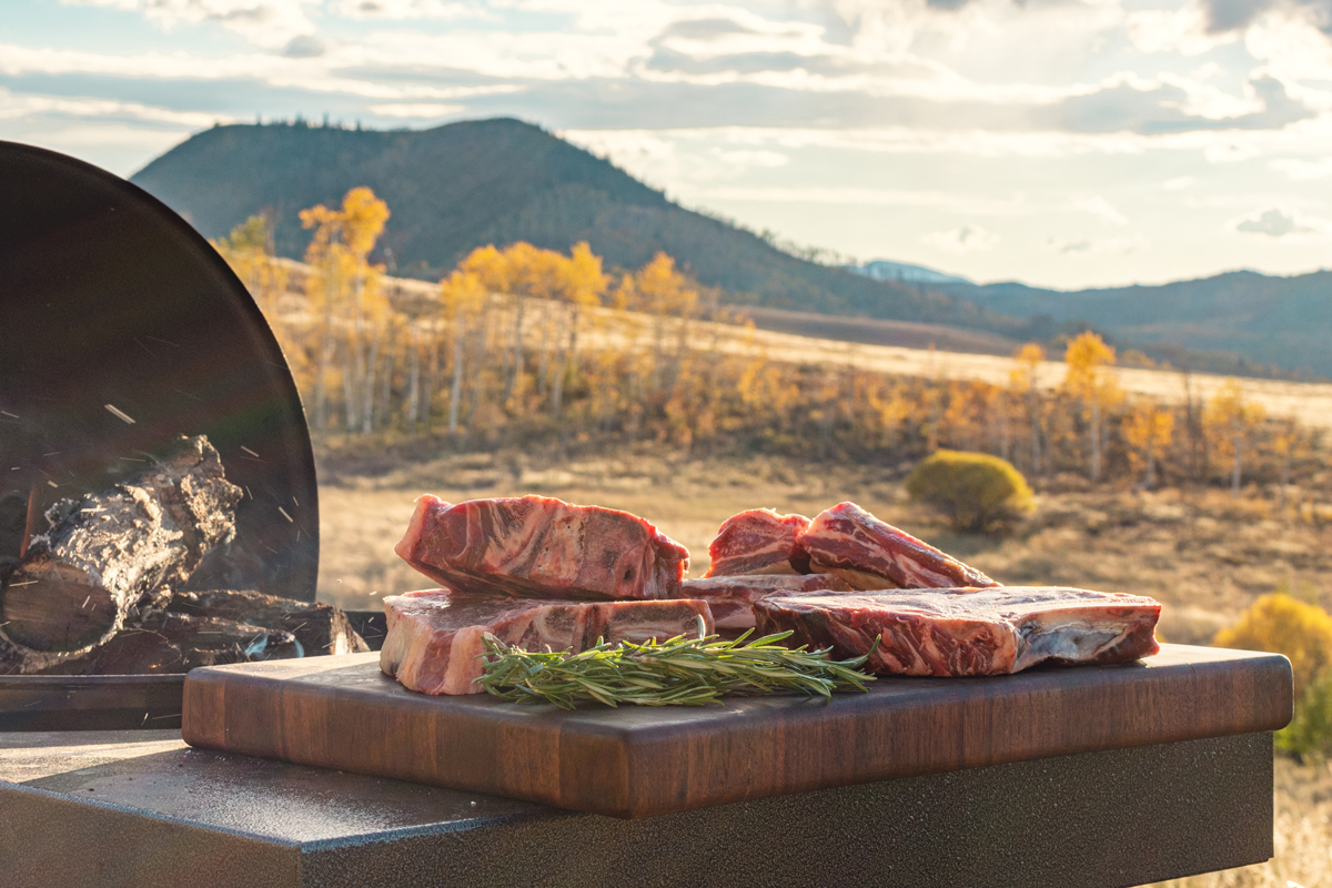 America Wagyu beef at The Home Ranch in Clark, Colorado