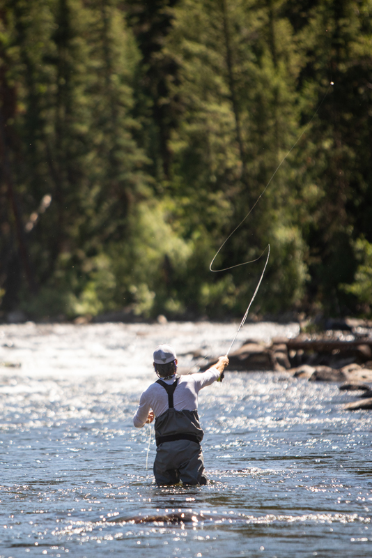 Fishing is one of the many exclusive group event experiences at The Home Ranch in Colorado.