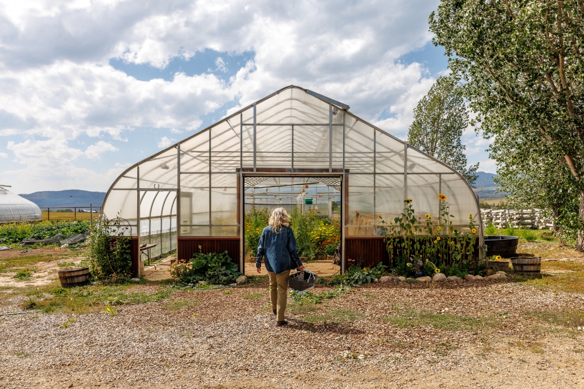 Home Ranch's climate-smart farming techniques and alpine greenhouses, boasts a consistent supply of year-round fruits and vegetables