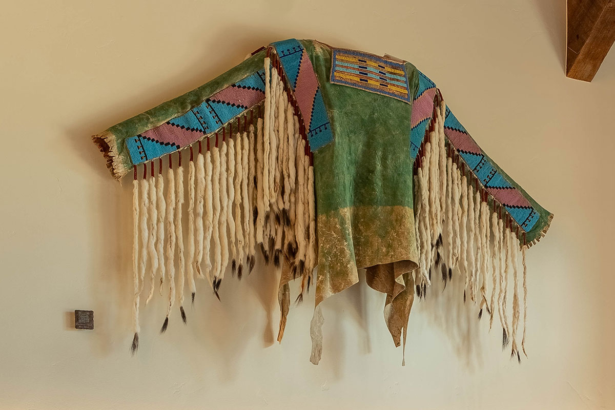 Collection of Native American Art throughout The Home Ranch in Clark, Colorado.