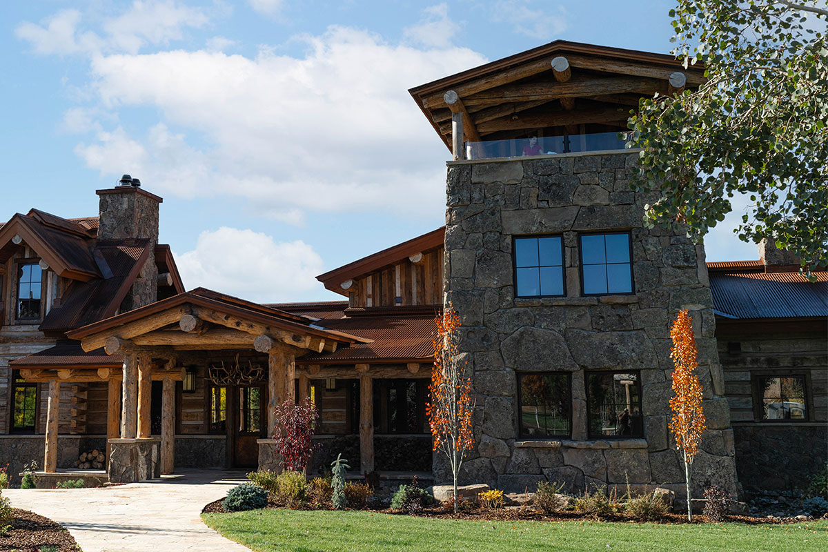 Hawk's Nest perch with 360 degree views of The Home Ranch property in Clark, Colorado.