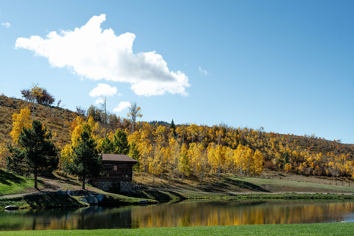 North Routt Yacht Club at The Home Ranch in Clark, Colorado.