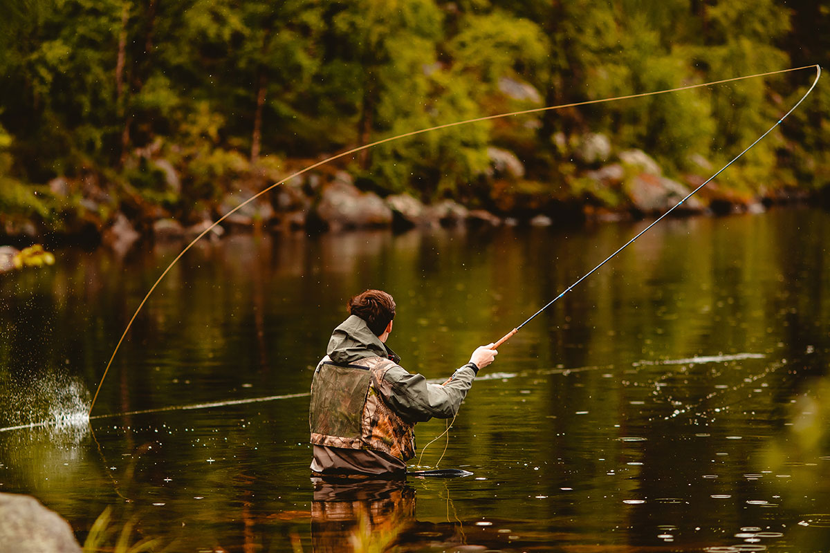 Fly fishing
