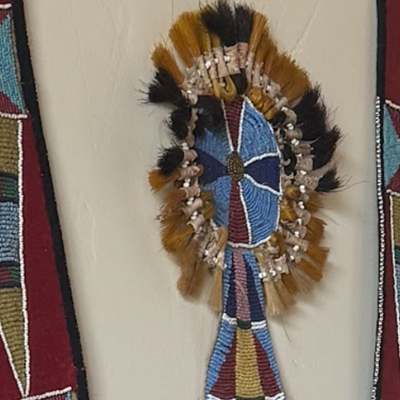 Crow Horse Keyhole (Forehead Ornament)