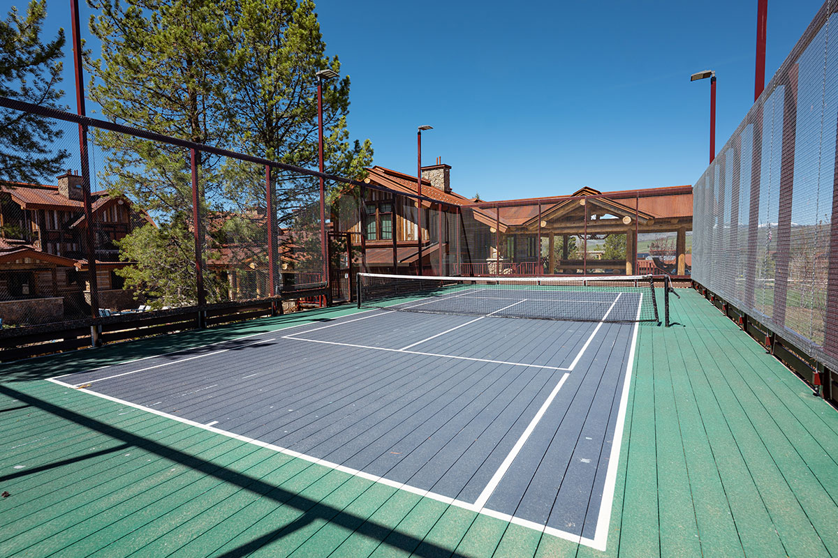 Courts at The Home Ranch in Colorado.